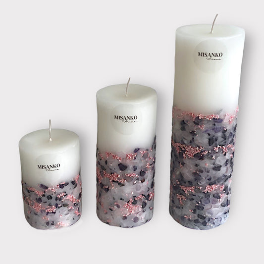 Amethyst & Rose Quartz